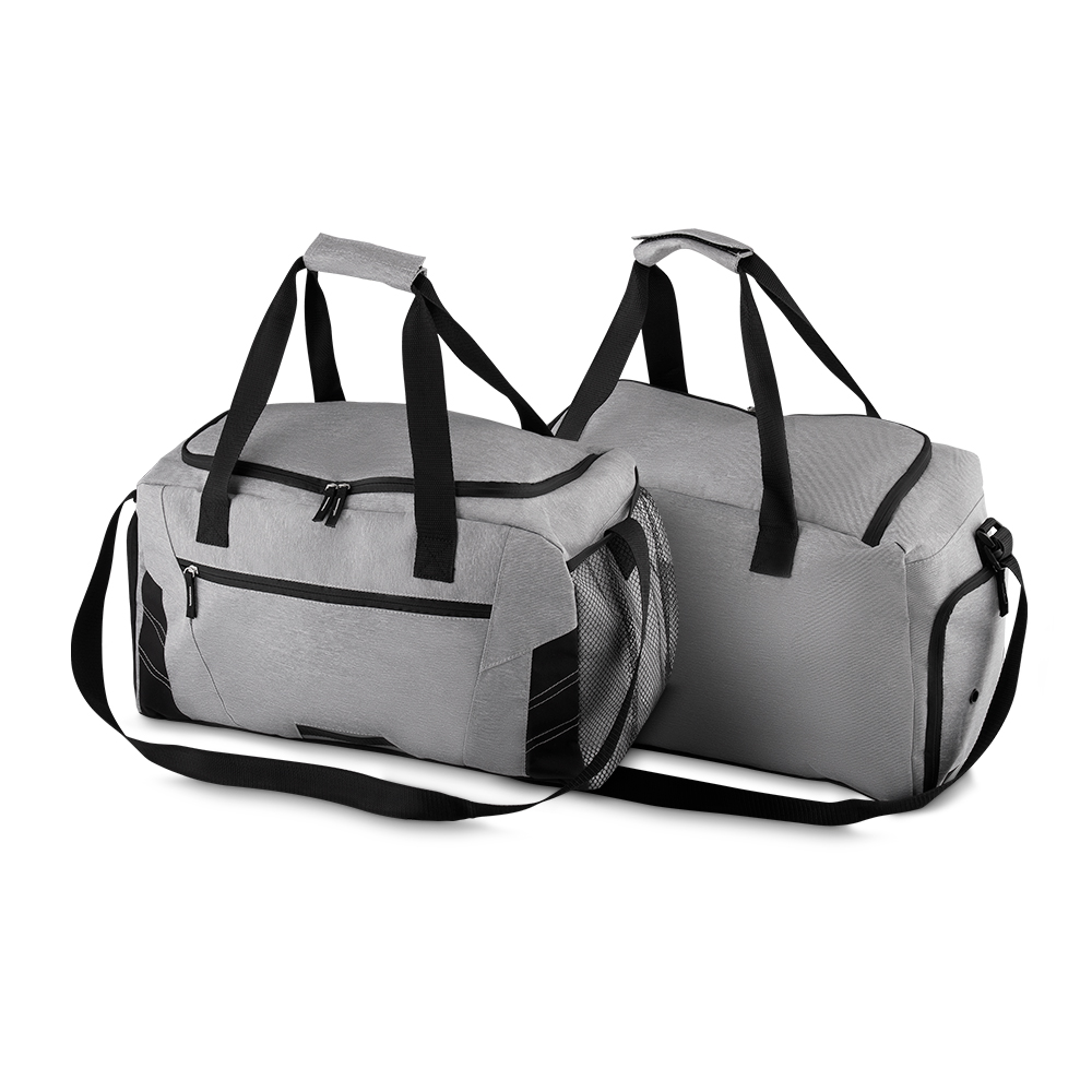 Bolsa de Academia 28L com Porta Tênis Cinza