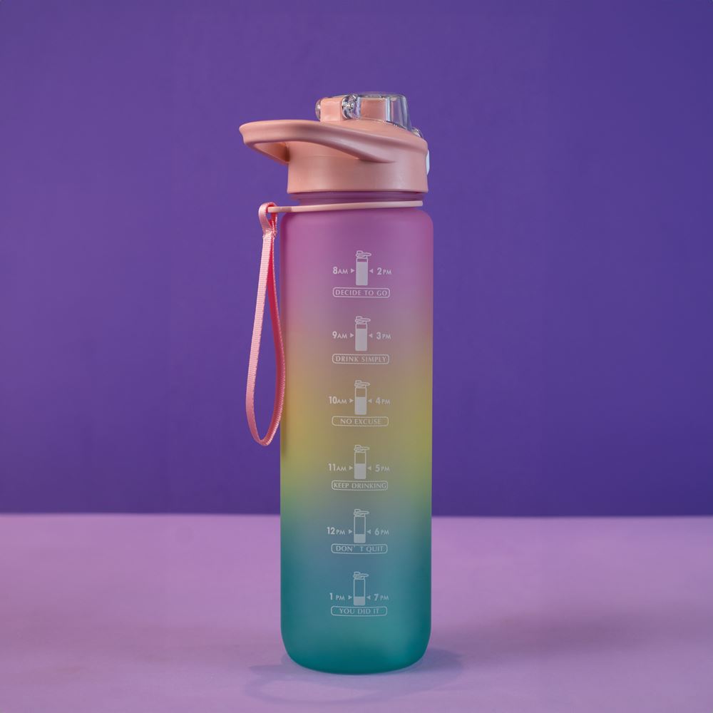 Garrafa com Alça e Canudo 1L Practical Life