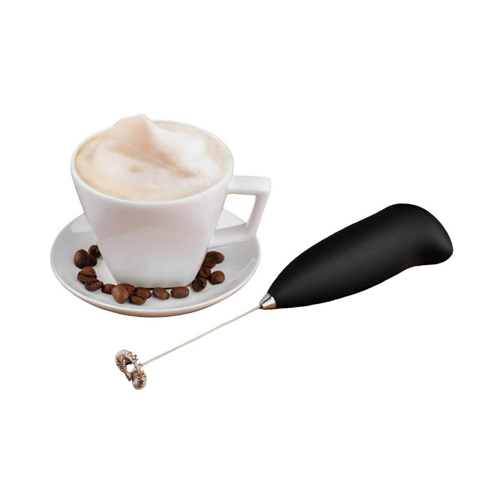 Mini Mixer Misturador De Bebidas Portátil Elétrico a Pilha Preto