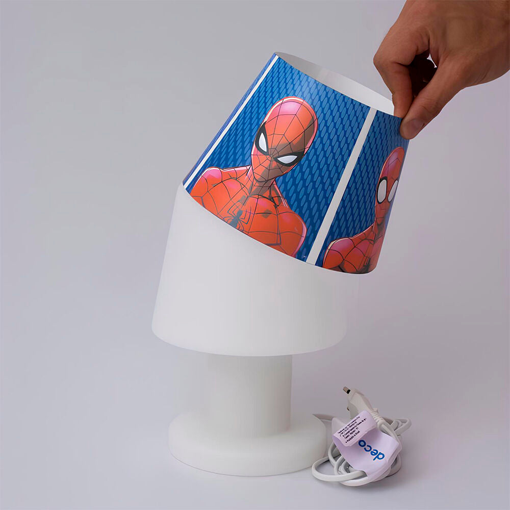 Luminária Abajur de Mesa Homem Aranha Marvel