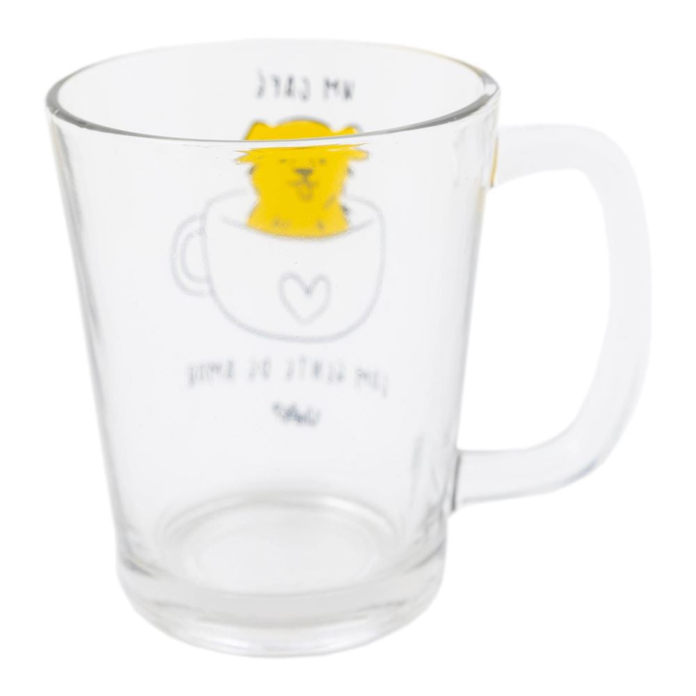 Caneca De Vidro Basic - Gente Que Ama