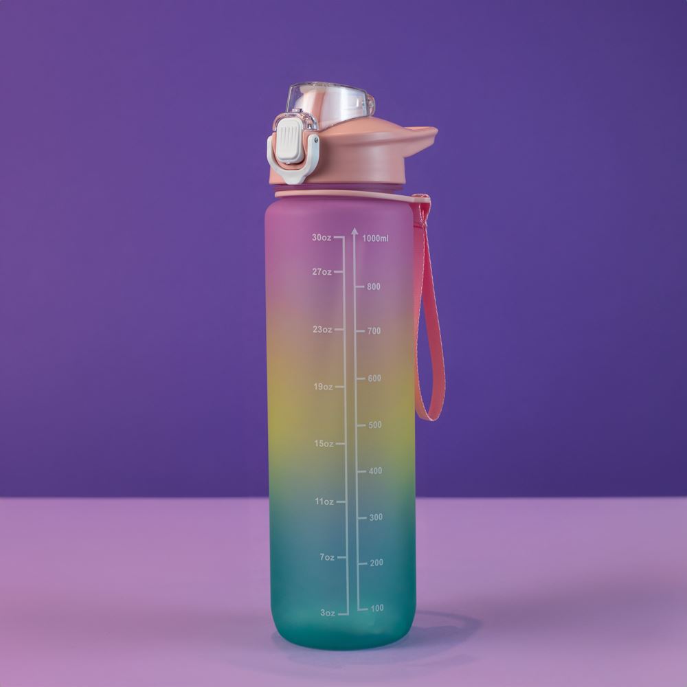 Garrafa com Alça e Canudo 1L Practical Life