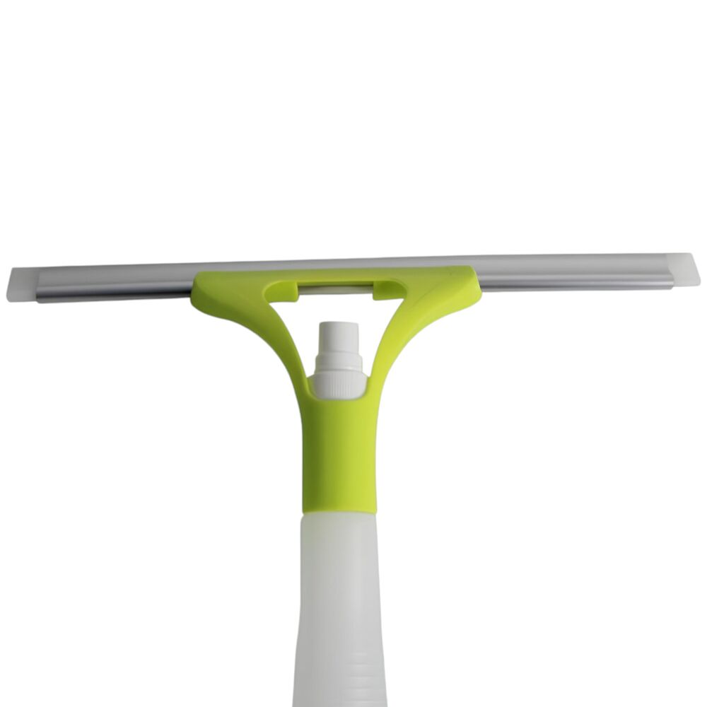 Rodo de Janela com Spray Plástico Branco/Verde - Nobre